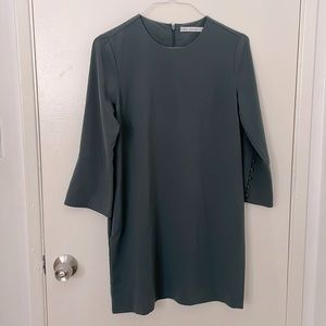 & Other Stories: Adorable deep teal/emerald/pine dress